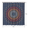 thumbnail image 5 of Nordic Boho Shower Curtain 72x72 Inches Quick-Drying Polyester Fiber for Bathtub with Plastic Rings Bathroom Decor, 5 of 5
