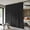 Black-100"W x 96"L (Pack of 1), variant on Azure Blue 100"W x 84"L (Pack of 1) Room Divider Curtain with Ceiling Track Set
