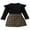 Black, variant on Wassery Kids Girl 2 Piece Skirt Outfit 18M 24M 3T 4T 5T 6T Toddler Fall Clothes Ruffles Long Sleeve Shirt and Plaid Shorts Skirt