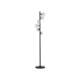 thumbnail image 4 of Sunpan Misty 13" 6-light Modern Glass and Iron Floor Lamp in Black/Clear, 4 of 4