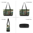 thumbnail image 6 of FORMRS Canvas Laptop Tote Bag for Women with 15.6" Computer Compartments Shoulder Handbag, Retro Pine Tree, 6 of 7