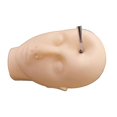 thumbnail image 3 of Eyelash Practice Training Head For Makeup Cosmetology Flat Soft Silicone Head, 3 of 3