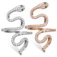 thumbnail image 4 of MasteelfCA 2 Pcs Rings Snake Rings Animal Band Rings Teen Girls Friend Family Lover Jewelry Gifts, 4 of 8