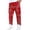 Red, variant on Kilaqueen Cargo Pants for Men Paisley Print Elastic Waist Zipper Multi-Pocket Sweatpants Casual Trendy Workout Punk Techwear Streetwear Pants