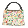 thumbnail image 1 of Fotbe Travel Bolsa Térmica Portátil con Estampado, Bolsa de Entrega de Alimentos Aislada, Bolsa Reutilizable de Gran Capacidad para Comidas y Supermercado, 1 of 6