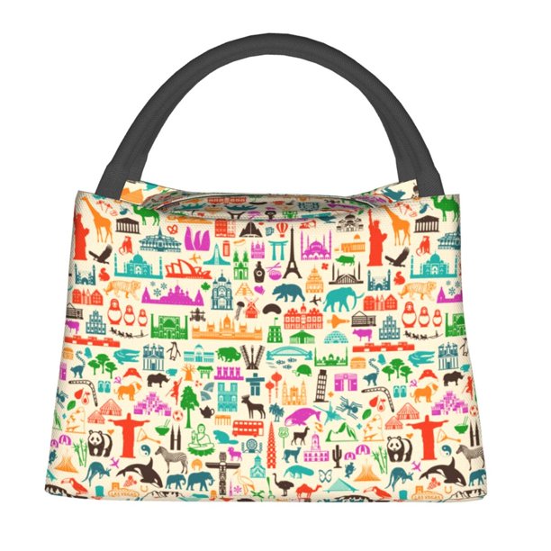 Balery Travel Bolsa de Aislamiento Portátil – Bolsa de Almuerzo con Forro de Aluminio Mejorado, Funda Impermeable y Fácil de Limpiar para Picnic y Caja de Almuerzo