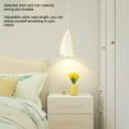 thumbnail image 4 of Hanging Light Fixture, Flower Bud Shape Pendant Lamp 100-240V  for Restaurant, 4 of 7