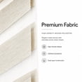 thumbnail image 4 of ShadesU Cordless Zebra Blinds Roller Shades, Cream, 76" W x 72" H, Cordless Safety Design,Free Stop Zebra Shades, Light Filtering, Privacy, Modern Style, Window Treatment,Aluminium Headrail, 4 of 9