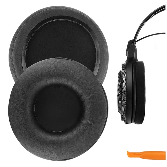 Geekria PRO Extra Thick Replacement Ear Pads for ATH-AD1000X AD2000X Ad700 Ad900x A500 A500x AD500x A700 A900x A950lp Headphones Earpads, Ear Cushion Repair Parts (Black)
