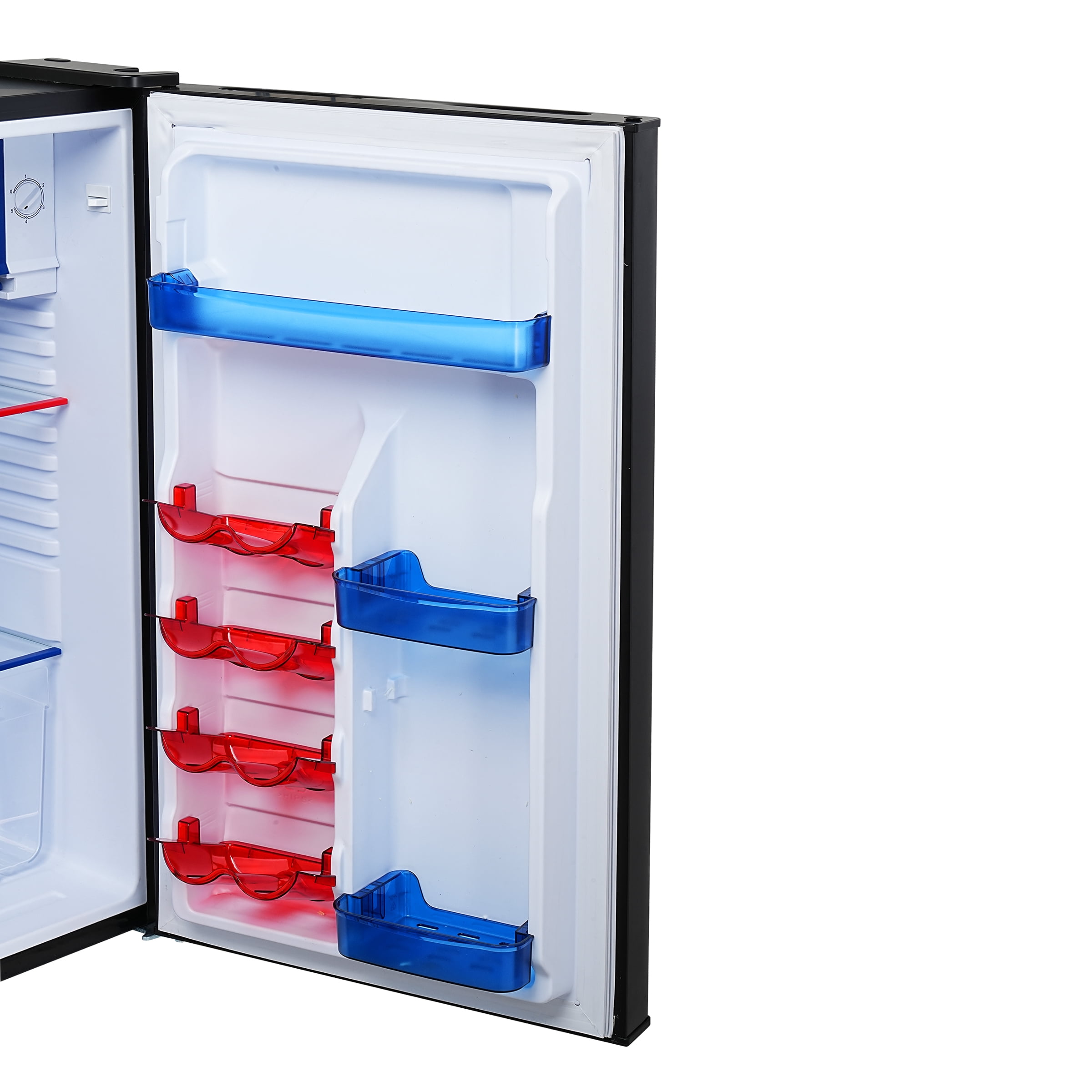Ford Adjustable Racks 18609 110 V Compact Refrigerators, Black, 3.2 Cu. ft 91 Litre