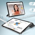thumbnail image 5 of JETech Case for iPad Air 13-Inch M3/M2 (2025/2024), Slim Stand Hard Back Shell Smart Cover with Auto Wake/Sleep (Black), 5 of 6