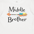 thumbnail image 4 of Inktastic Middle Brother Arrow Boys Baby T-Shirt, 4 of 5