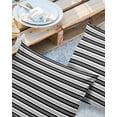 thumbnail image 3 of Outdoor Waterproof Pillow Covers Pack of 2, Abstract Stripe Classic Black Point Lines Decorative Throw Pillowcases Cushion Covers for Garden Patio Tent Sofa Couch, 26x26 inch, 3 of 8