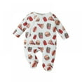 thumbnail image 1 of URMAGIC Newborn Baby Boys Girls Cotton Snug-Fit Footed Bodysuit Infant Toddlers One Piece Cartoon Pajamas Jumpsuit 0-18M, 1 of 7