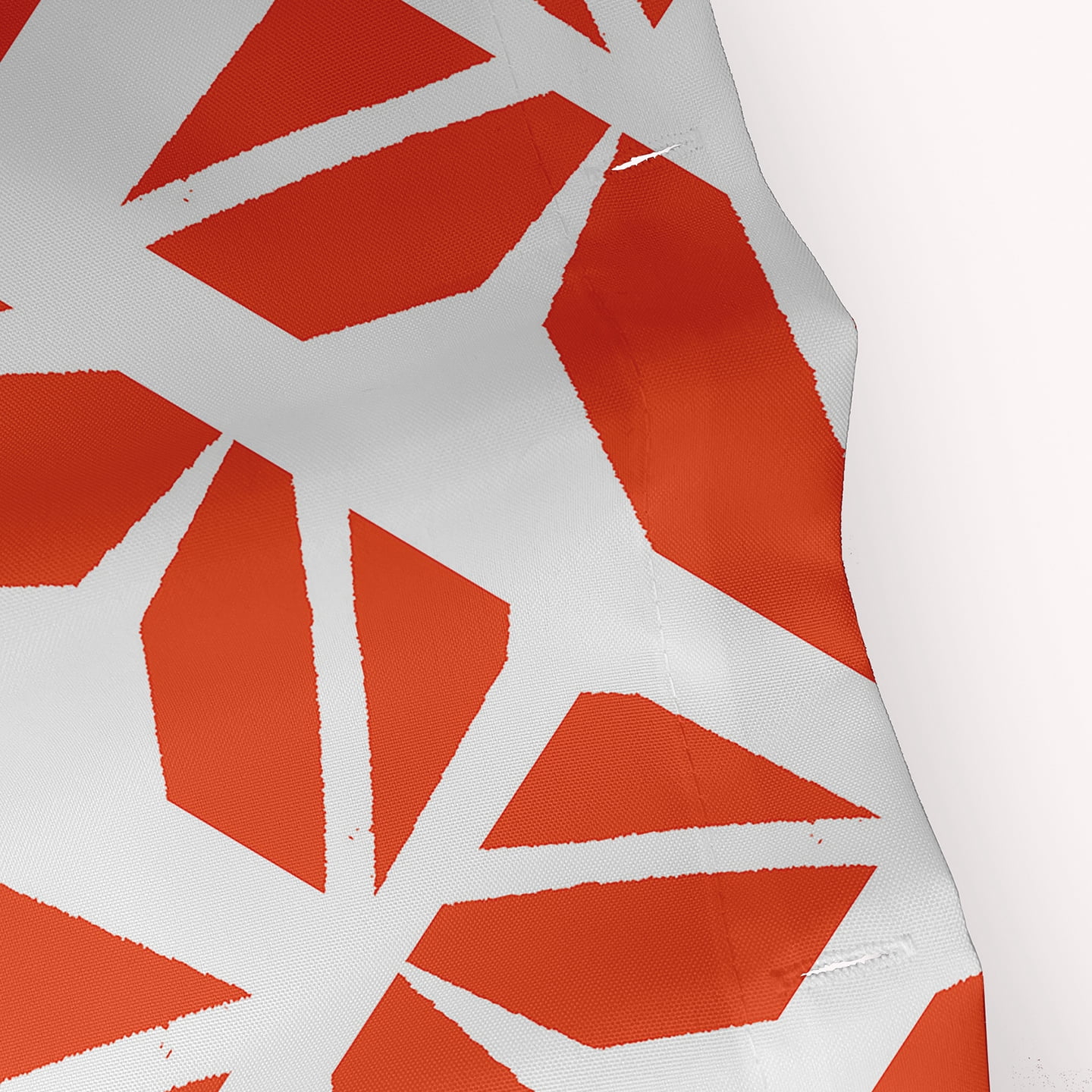 Simply Daisy 70" W x 73" L Kaleidoscope Graffiti Polyester Shower Curtain, Harvest Orange [1 Ct]