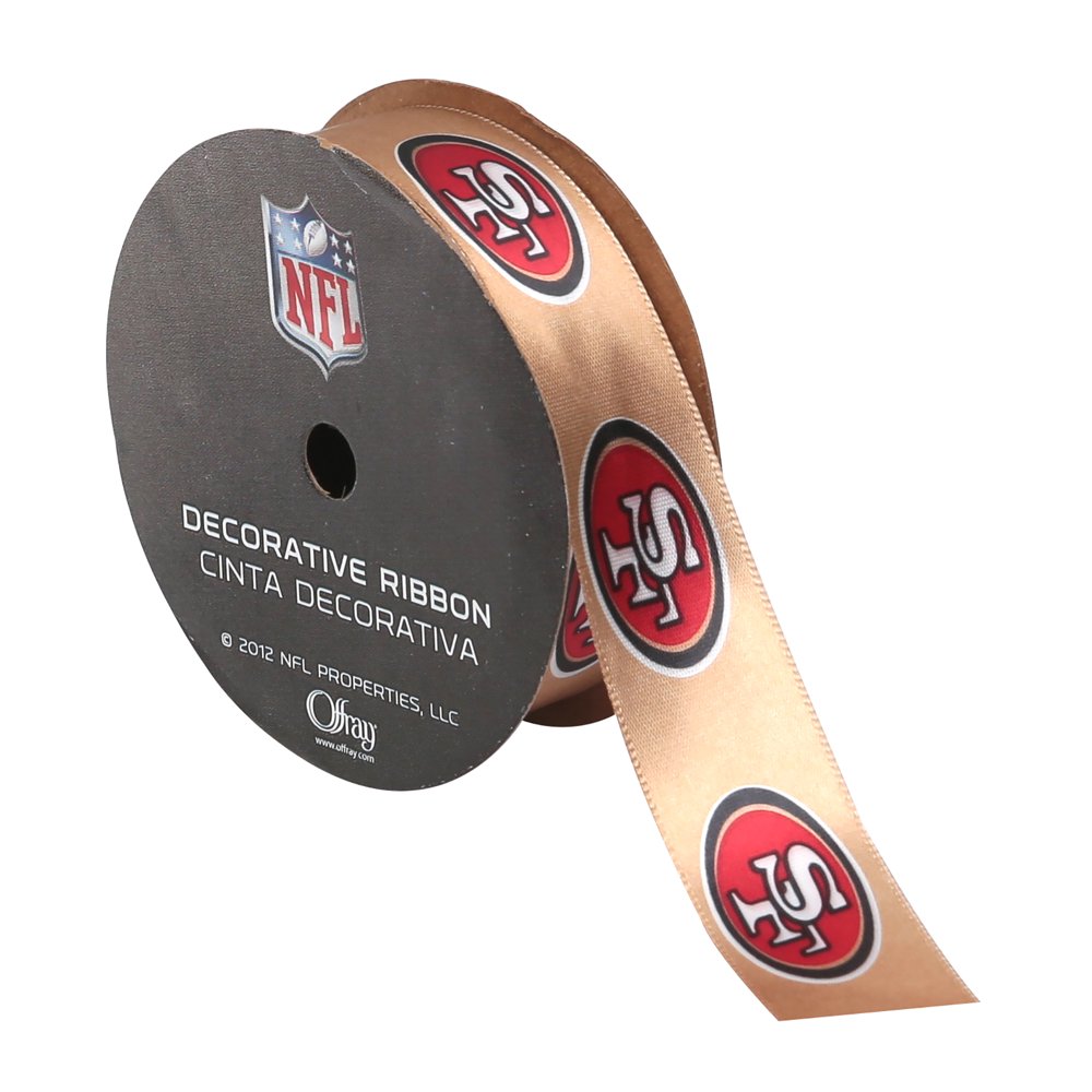 Offray 7/8"x9' NFL San Francisco 49ers Ribbon