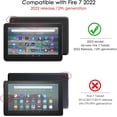 thumbnail image 2 of BMOUO Kids Case for Fire 7 Tablet (12th Generation,2022 Release), Fire 7 Tablet Case, Fire 7 2022 Case, Shockproof Handle Stand Kids Case for Amazon Fire 7 Tablet 2022 Latest Model 7", Blue, 2 of 8