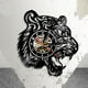 thumbnail image 3 of Reloj de pared de vinilo con forma de cabeza de tigre, reloj de pared de vinilo con forma de cabeza de tigre, reloj de vinilo, decoración de pared de salón, regalos únicos para amantes de la música Feliz Sencillez, 3 of 5