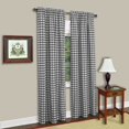 thumbnail image 1 of Panel de cortina para ventana Sweet Home Collection, 84 cm, color blanco y negro, 1 of 1