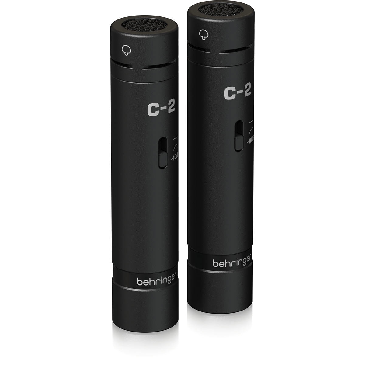 Behringer C-2 Dark Edition Matched Studio Condenser Microphones, Black, Pair