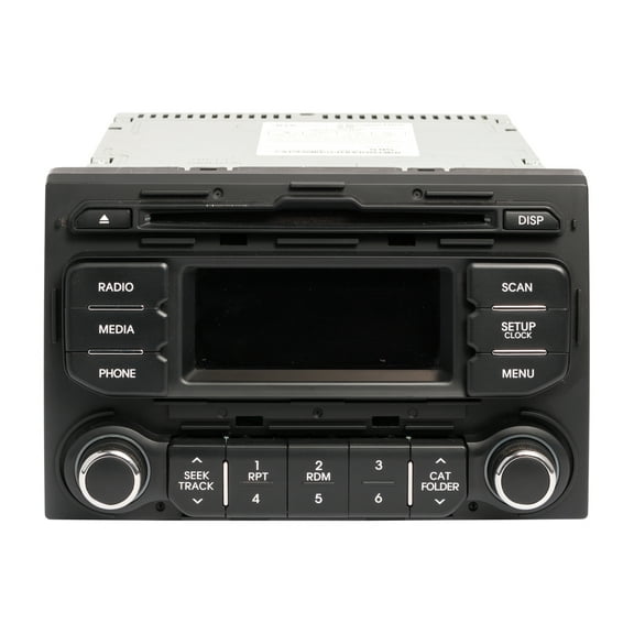 Restored 2012-2015 Kia Rio AM FM Radio Bluetooth Single Disc CD MP3 Player 96170-1W955CA (Refurbished)