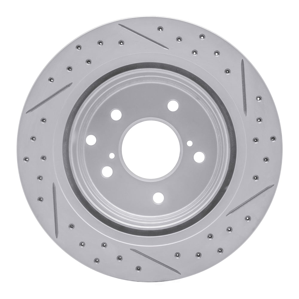 Dynamic Friction Company 830-67034L DFC Geoperformance Rotor - Drilled and Slotted