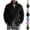 Black, variant on FOPSUFGWFO Cable Knit Cardigan for Men Solor Collar Loose Zipper Sweaters Long Sleeve V-Neck Tops for Fall Winter L