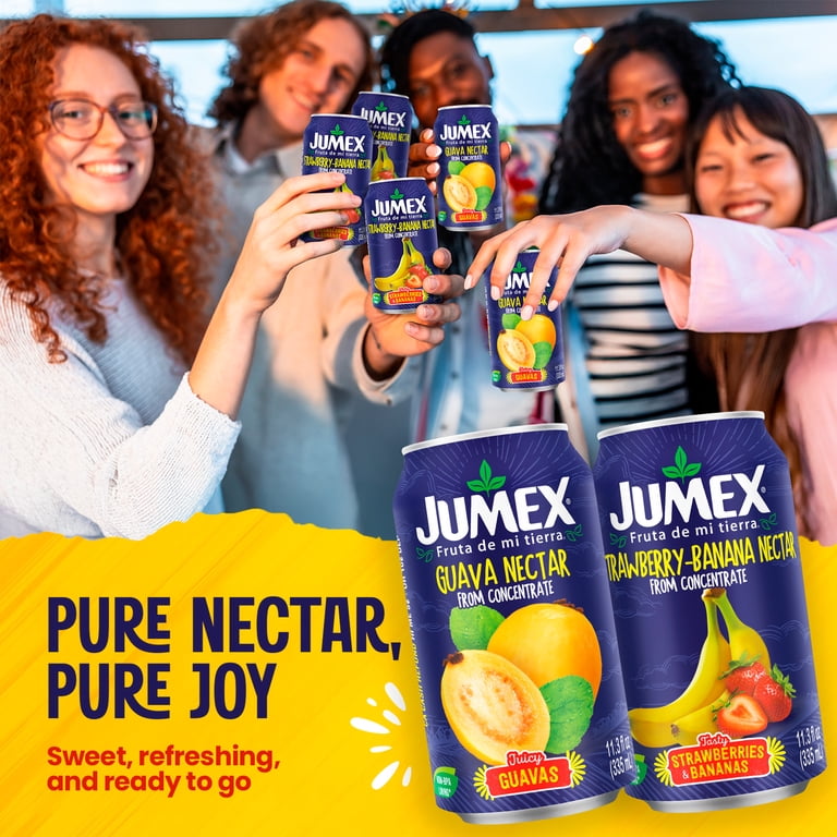 3 pack) Jumex Strawberry Banana Juice Nectar & Guava Juice Nectar