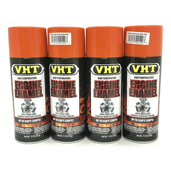 VHT SP120 - 4 Pack Engine Enamel Chrysler Hemi-Orange - 11 oz Aerosol Can