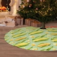 thumbnail image 6 of Yiaed Fresh Sweet Corn Print Christmas Tree Skirt , Tree SkirtsTree Mat for Christmas Winter Holiday Indoor Decorations-36", 6 of 7