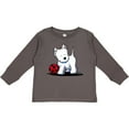 thumbnail image 3 of Inktastic Westie with Ball Boys or Girls Long Sleeve Toddler T-Shirt, 3 of 5