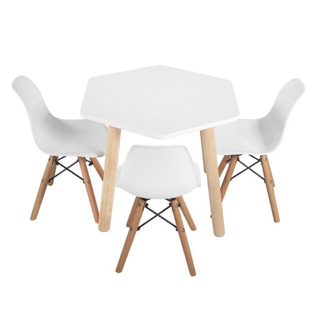 Mesa Bee Duduk 3 Sillas Berlin Blanco