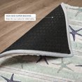 thumbnail image 6 of Addison Rugs Dream Shag Premium Machine Washable Transitional Starfish Seaglass Rectangle Rug, 5' x 7'6", 6 of 8