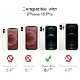 thumbnail image 4 of JETech 3 in 1 Case for iPhone 12 Pro 6.1-Inch, with 2-Pack Screen Protector and 2-Pack Camera Lens Protector, Full Coverage Tempered Glass Film, Shockproof Bumper Phone Cover (Rose Gold), 4 of 7