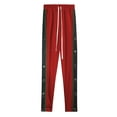 thumbnail image 5 of Ma Croix Men's Slim Fit Stripe Track Pants with Button Accent, 5 of 8