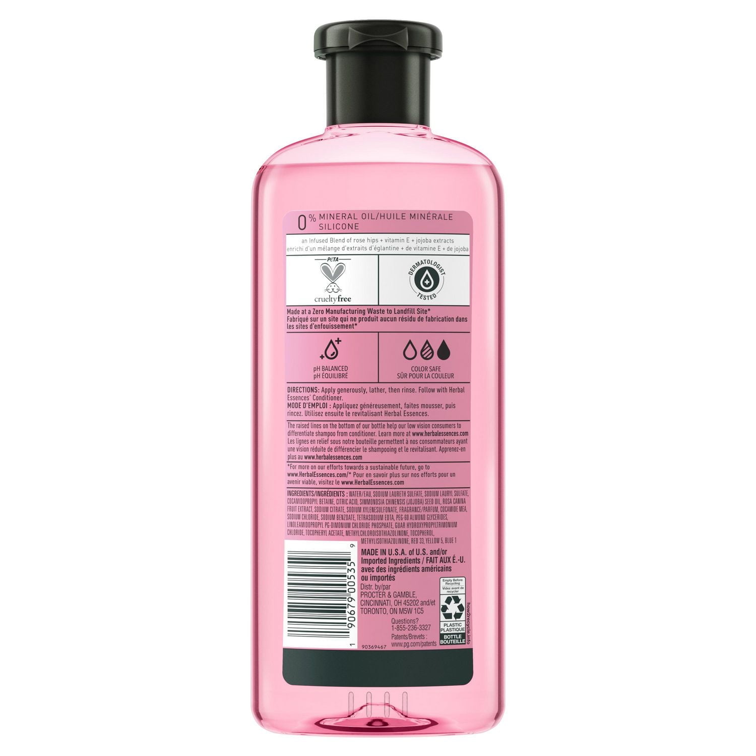 Shampooing lissant Herbal Essences Rose Hips 400 ml