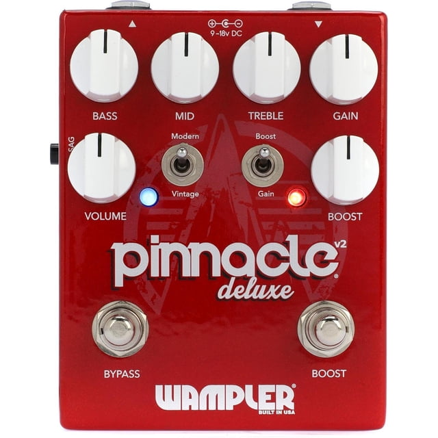 Pedal de Efectos de Guitarra Wampler Pinnacle Deluxe V2 Distorsión