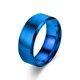 thumbnail image 4 of 6 Colors Classic 8mm Tungsten Mens Ring Surface Brushed Stainless Steel Ring for Women Wedding Band Couples Jewelry Accessories, 4 of 5