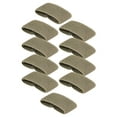 thumbnail image 1 of 10 Piezas de Sujetadores de Cinturón Elásticos, Anillos de Cinturón, Accesorios de Bucle de Cincha, Banda de Retención de Correa para Pantalones, Suje Verde, 1 of 8