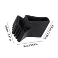 thumbnail image 2 of TABLETREANDS 5Ud Fundas Para Pies De Plegable En Negro Con Resistente Y Protección De, 2 of 7