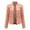 Pink jacket for women, variant on Usmixi 2023 Winter Womens Leather Coat Faux Leather Jacket for Women Fashion Stand Neck Zip up Moto Biker Coat Long Sleeve Casual Solid PU Motorcycle Short Outwear with Pocket Up to 65% off