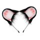 thumbnail image 2 of Diadema con Orejas de Hámster Yinane negro rosa, 2 of 8