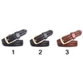 thumbnail image 2 of Unisex Classic Handmade Braided Durable With Pin Buckle Woven Soft Leather Belt, 2 of 2