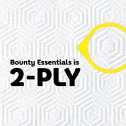 Bounty Essentials Select-A-Size Paper Towels, White, 6 Double Rolls