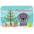 thumbnail image 1 of Carolines Treasures BB1603CMT Christmas Tree & Weimaraner Kitchen or Bath Mat, 20 x 30, 1 of 1
