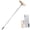 1.6m, variant on Pizza Oven Cleaning Tool Pizza Oven Brush with Brass Bristles and Steel Handle for Outdoor Cooking Cleaning Tool