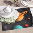 thumbnail image 5 of Goofa Dish Drying Mat Super Absorbent Drying Mat Large Dish Drying Mats for Kitchen Counter Easy Clean Dish Mat Kitchen Drying Mat 16" x 18" ( Solar System Paper Art ), 5 of 6