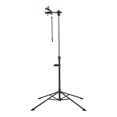 Bike Repair Stand Adjustable Maintenance Folding Bike Rack Tool Tray