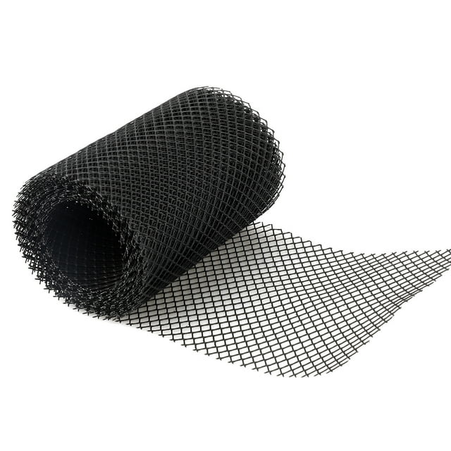 Yeacher Filet de Protection pour Gouttière en Plastique 15*600cm, Protecteur de Maille, Housse de Protection pour Feuilles, Filet pour Gouttière