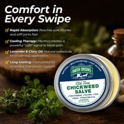 Amish Origins Old Time Chickweed Salve 2 fl oz Natural Skin Salve with Olive Oil & Beeswax Moisturizing Skin Care Balm